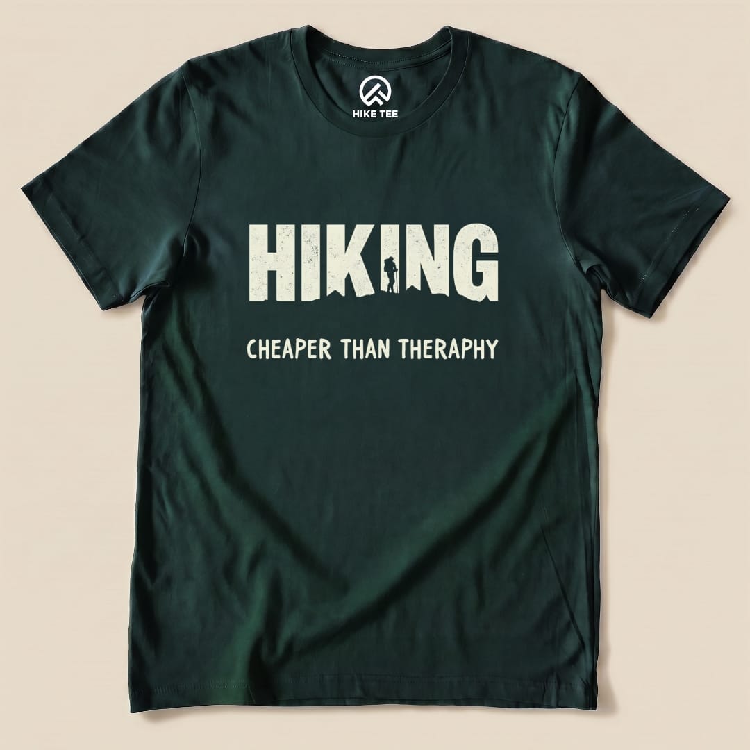 Hiking - Cheaper Than Therapy Hike Tee T-Shirt Forest / S