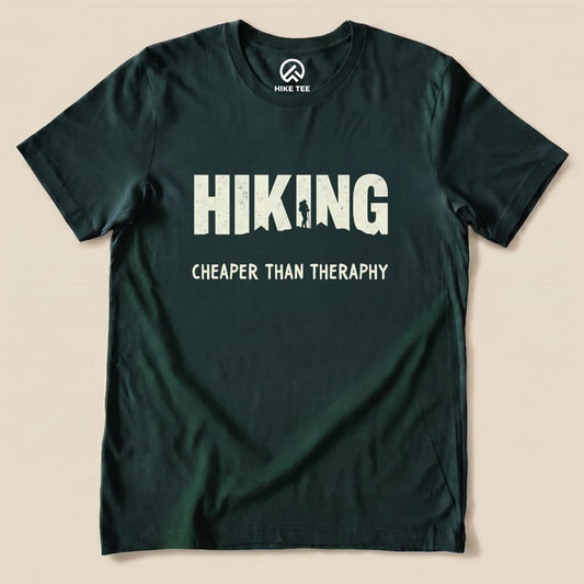 Hiking - Cheaper Than Therapy Hike Tee T-Shirt Forest / S