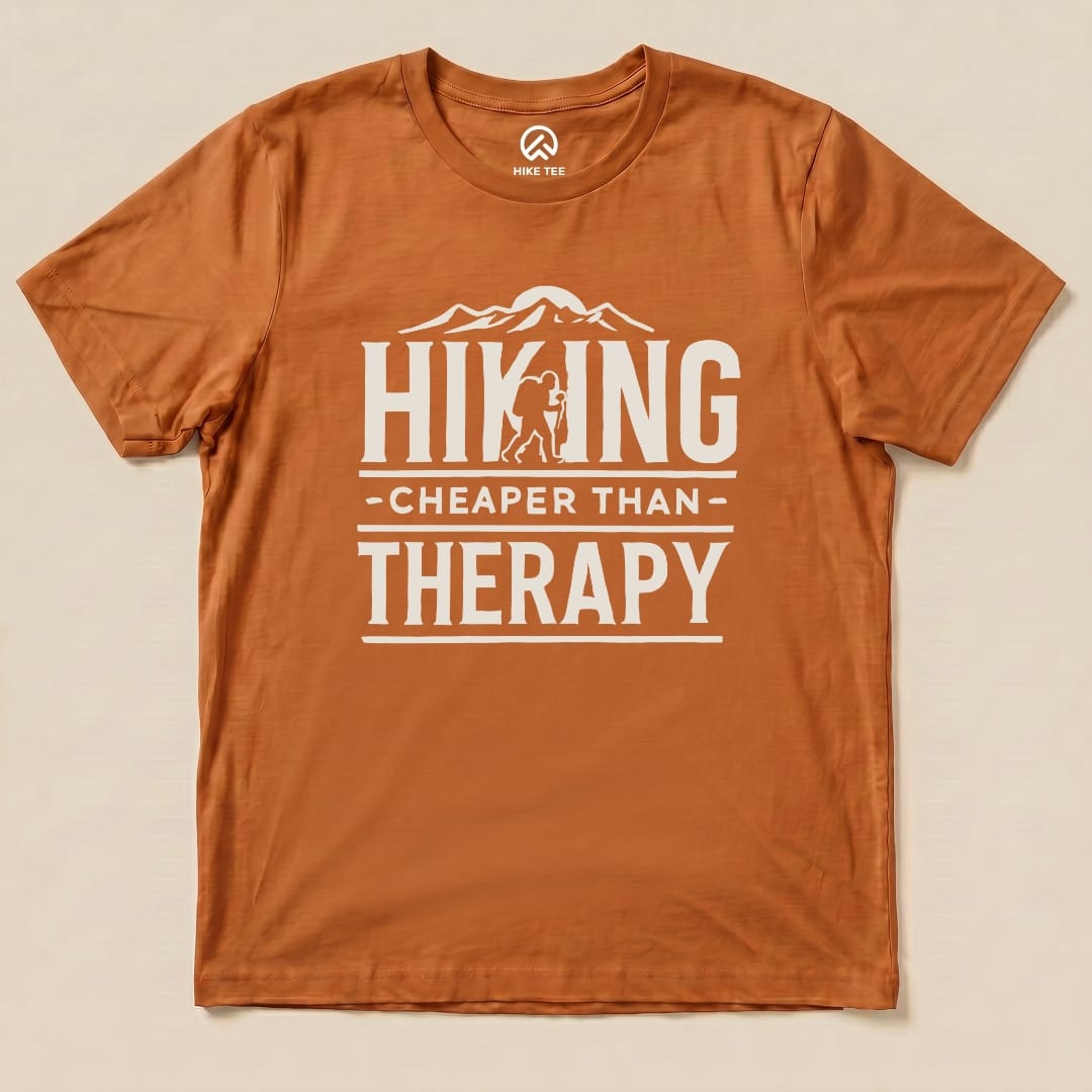 Hike Tee T-Shirt Autumn / S Hiking Cheaper Then Therapy Shirt