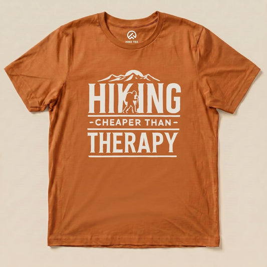 Hike Tee T-Shirt Autumn / S Hiking Cheaper Then Therapy Shirt
