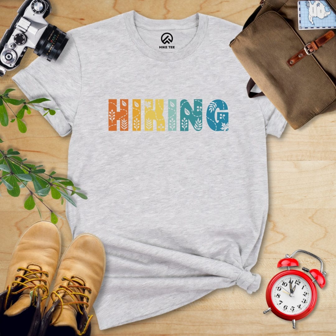 Hike Tee T-Shirt Athletic Heather / S Hiking Floral Shirt