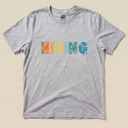 Hiking Floral Shirt Hike Tee T-Shirt Athletic Heather / S