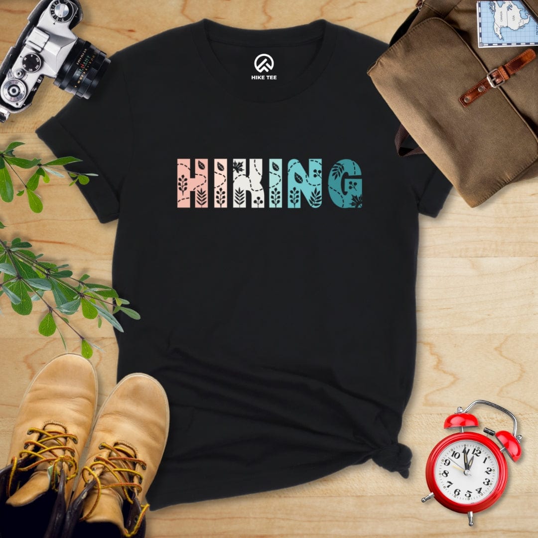 Hike Tee T-Shirt Black / S Hiking Floral Shirt