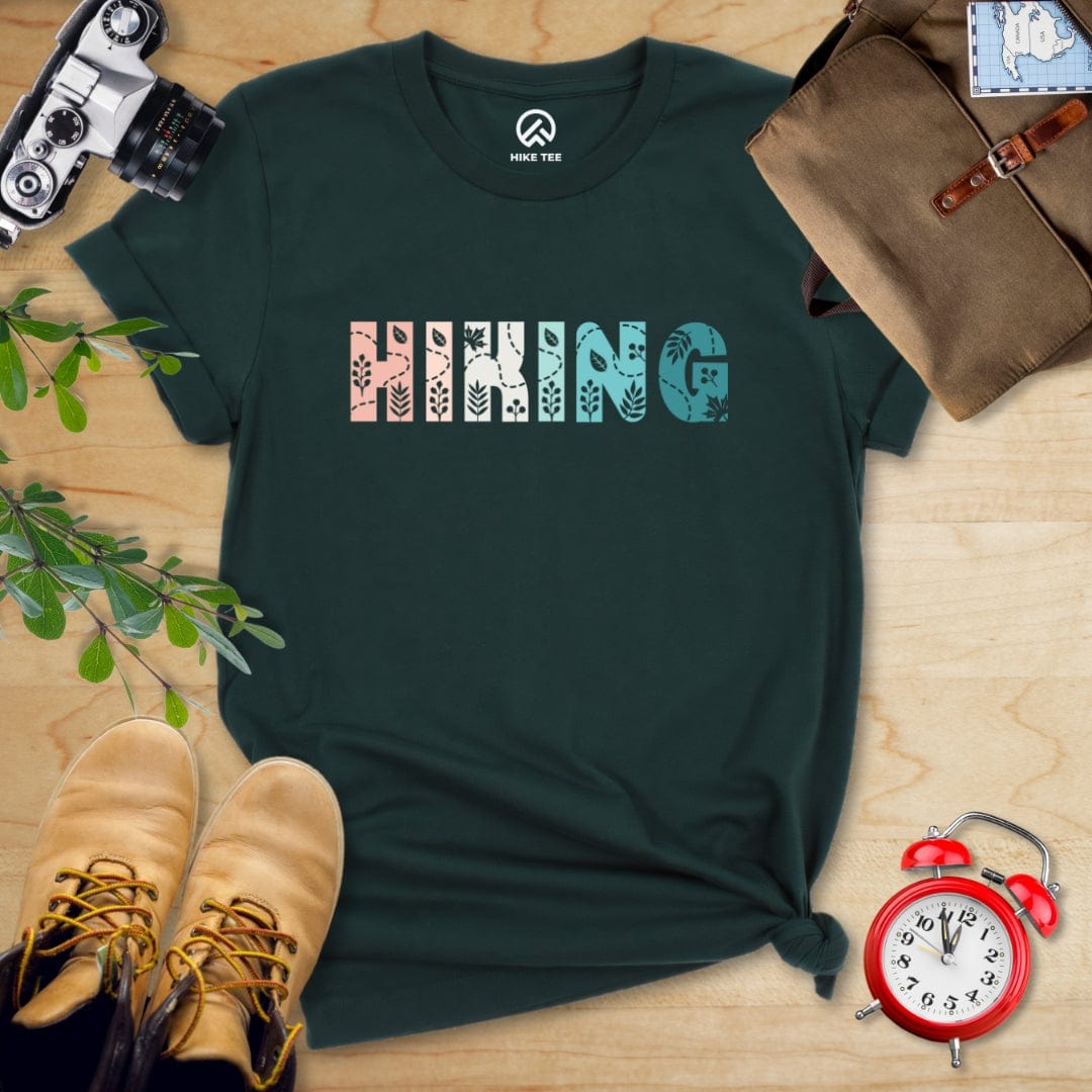 Hike Tee T-Shirt Forest / S Hiking Floral Shirt