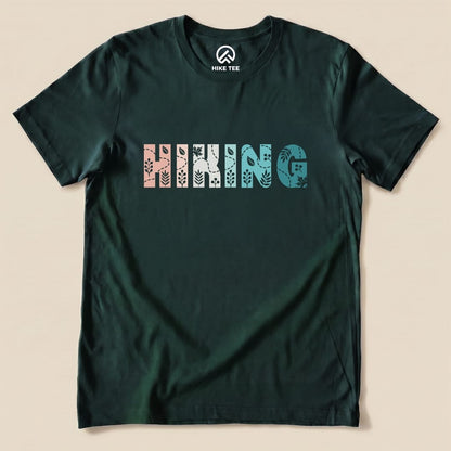 Hiking Floral Shirt Hike Tee T-Shirt Forest / S