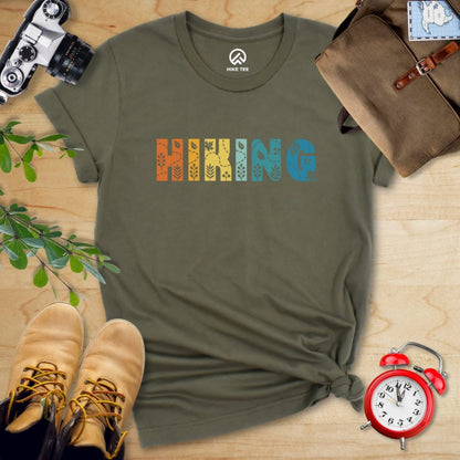 Hike Tee T-Shirt Military Green / S Hiking Floral Shirt