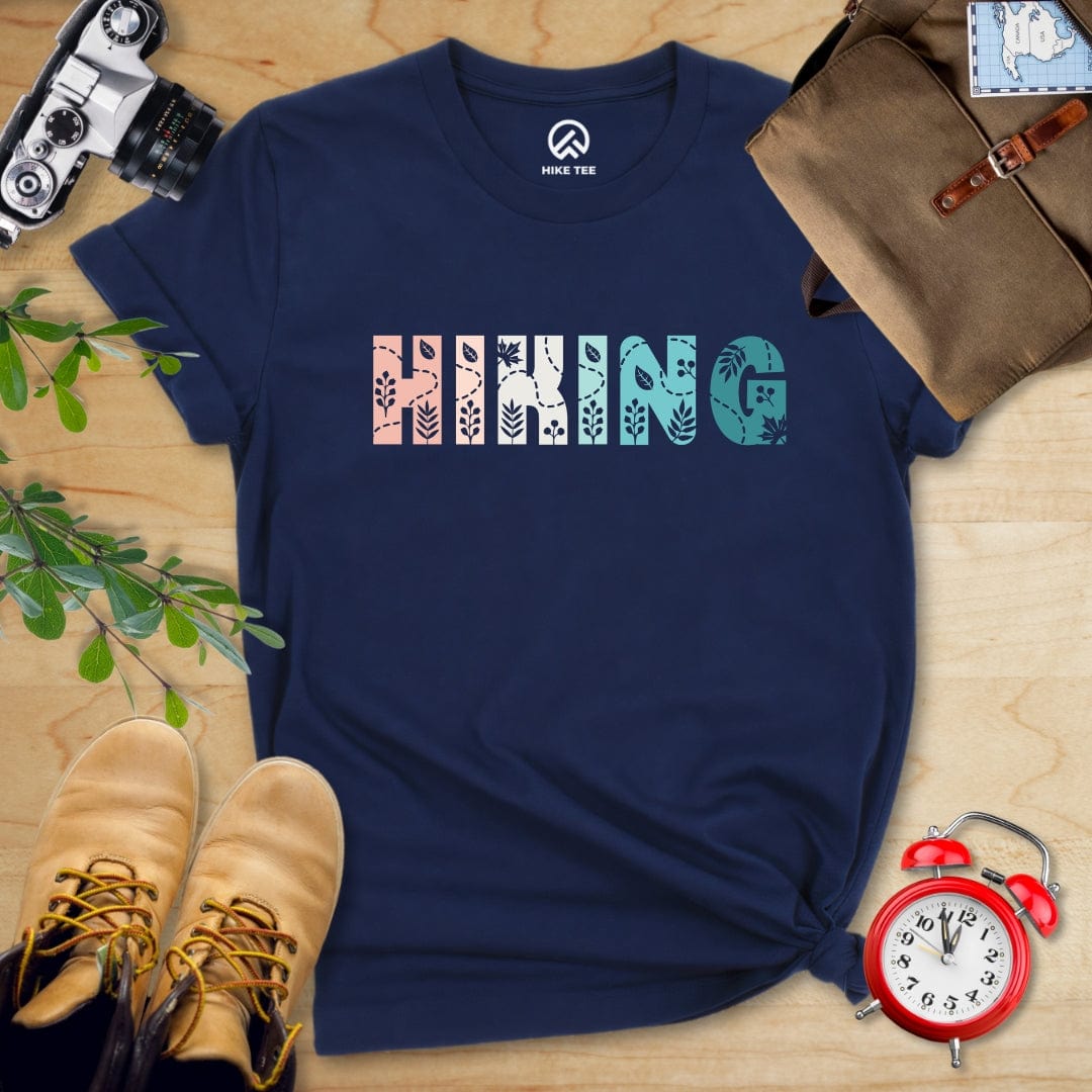 Hike Tee T-Shirt Navy / S Hiking Floral Shirt