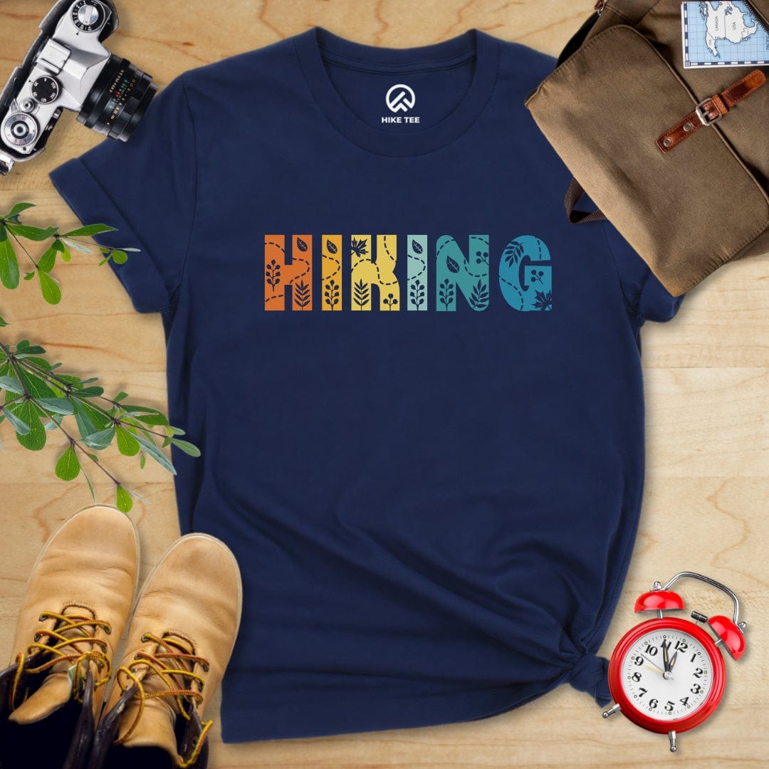 Hike Tee T-Shirt Navy / S Hiking Floral Shirt