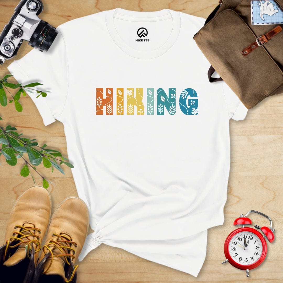 Hike Tee T-Shirt White / S Hiking Floral Shirt
