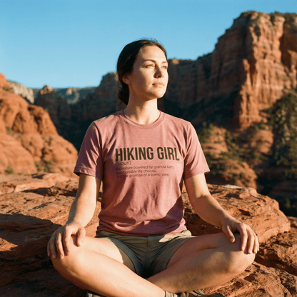 Hike Tee T-Shirt Hiking Girl Definition Shirt