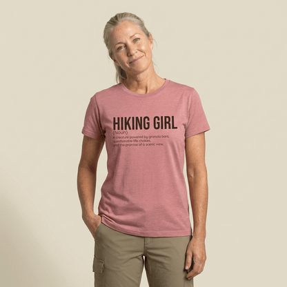 Hike Tee T-Shirt Hiking Girl Definition Shirt