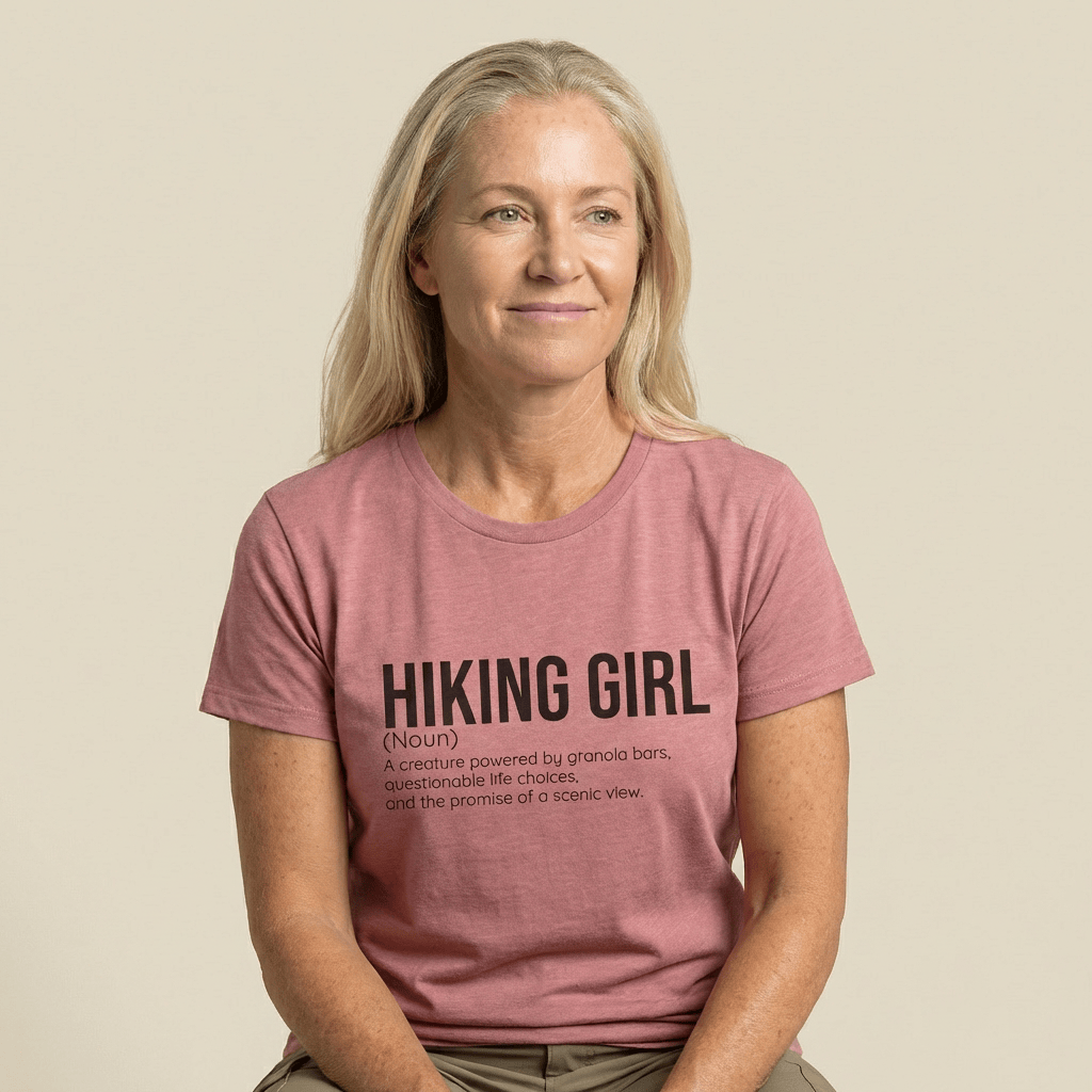 Hike Tee T-Shirt Hiking Girl Definition Shirt