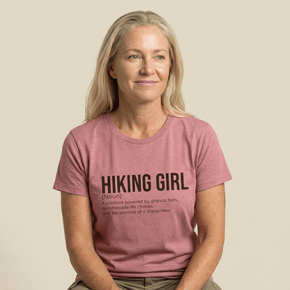 Hike Tee T-Shirt Hiking Girl Definition Shirt