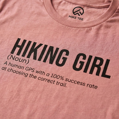 Hiking Girl Definition Shirt Hike Tee T-Shirt