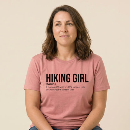 Hiking Girl Definition Shirt Hike Tee T-Shirt