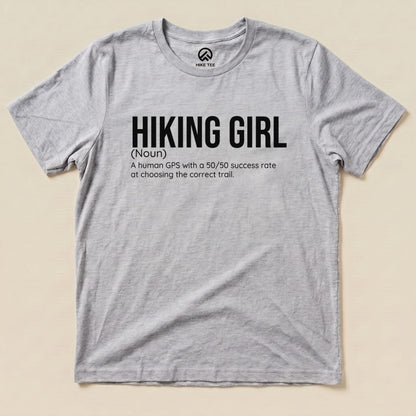 Hike Tee T-Shirt Athletic Heather / S Hiking Girl Definition Shirt