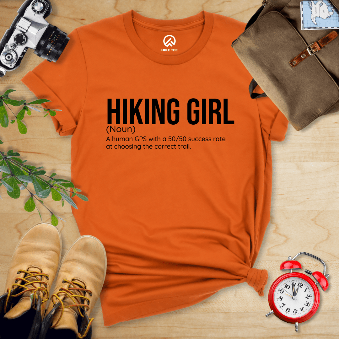 Hike Tee T-Shirt Autumn / S Hiking Girl Definition Shirt