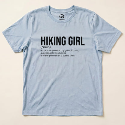 Hike Tee T-Shirt Baby Blue / S Hiking Girl Definition Shirt