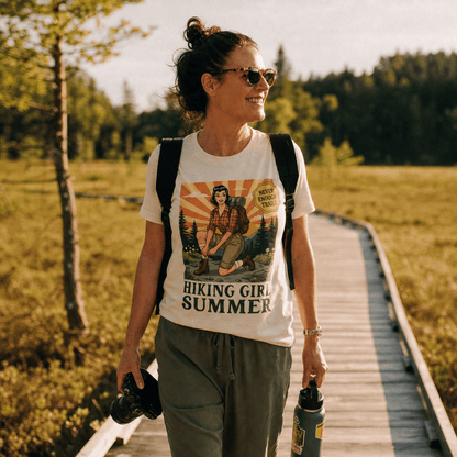 Hiking Girl Summer Shirt