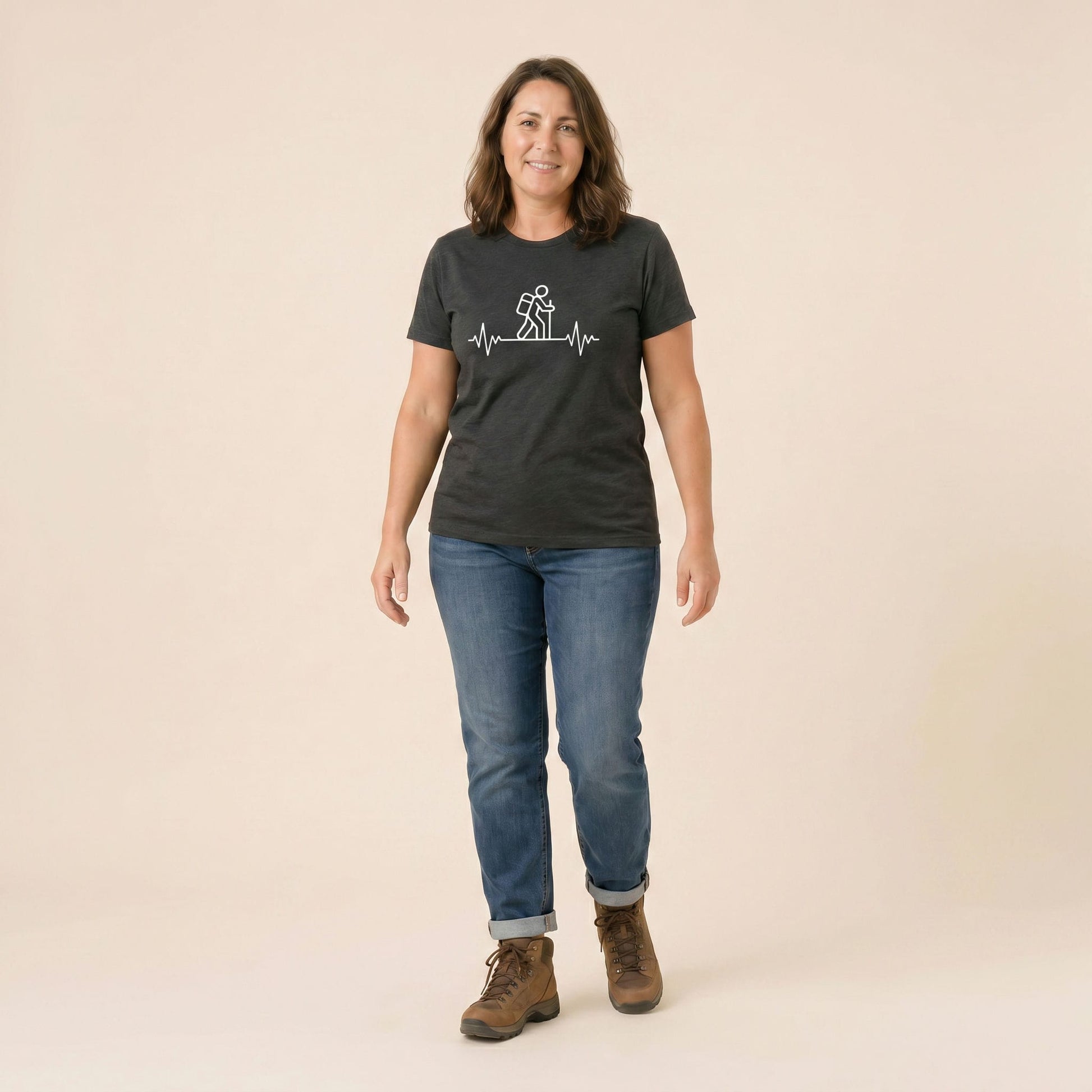 Hiking Heart Rate Shirt Hike Tee T-Shirt