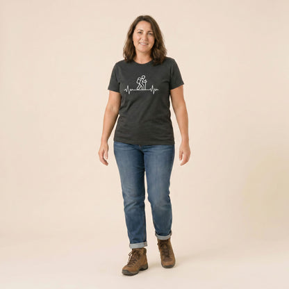 Hiking Heart Rate Shirt Hike Tee T-Shirt