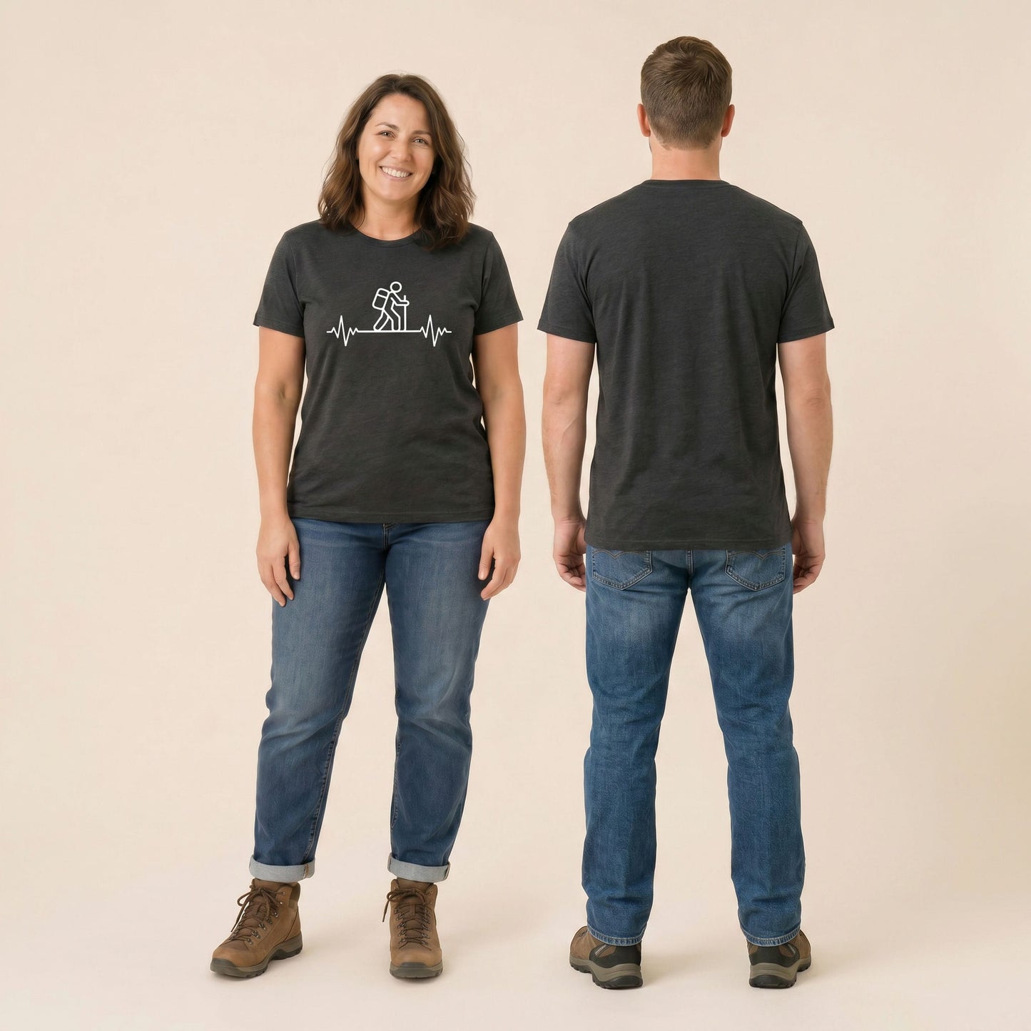 Hiking Heart Rate Shirt Hike Tee T-Shirt