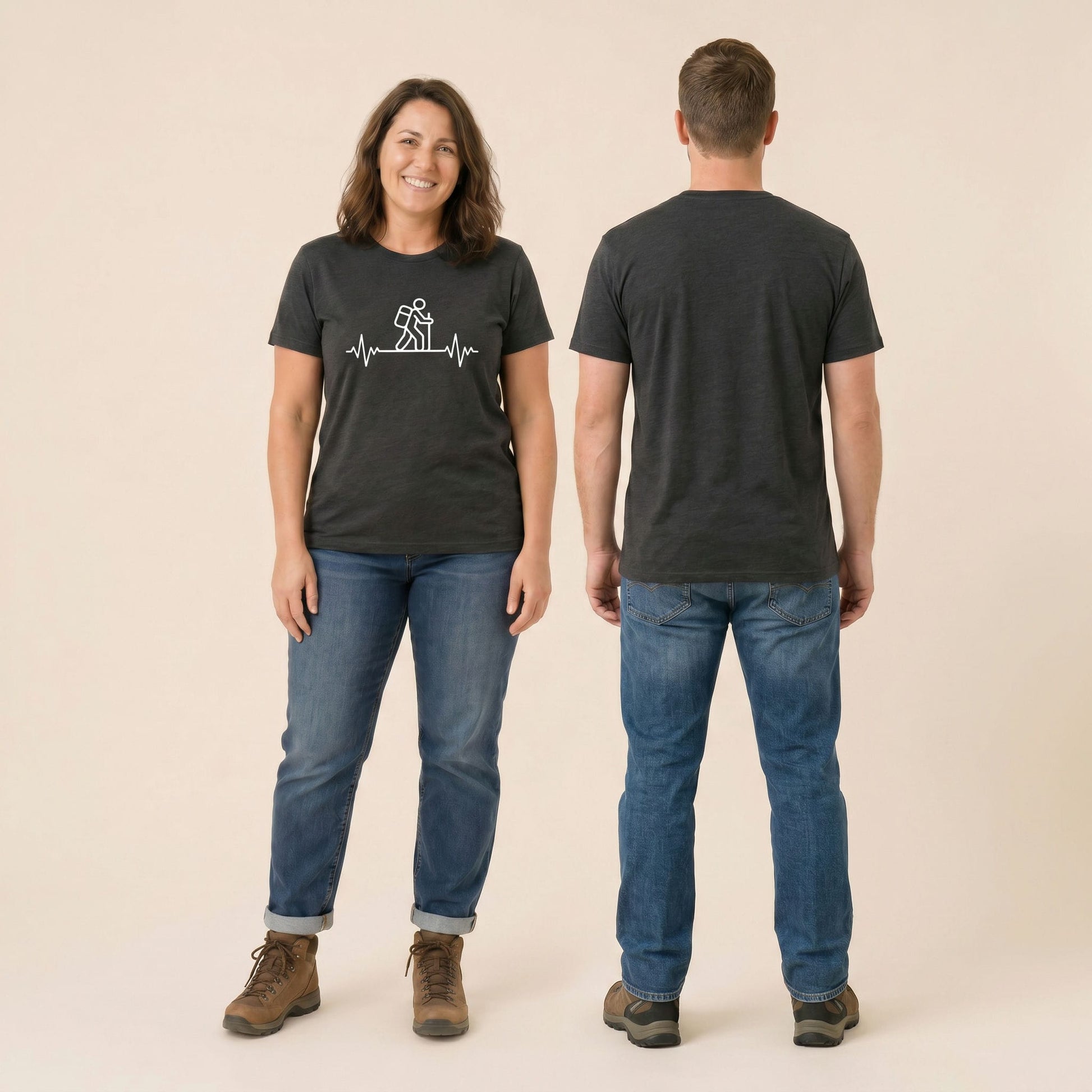 Hiking Heart Rate Shirt Hike Tee T-Shirt