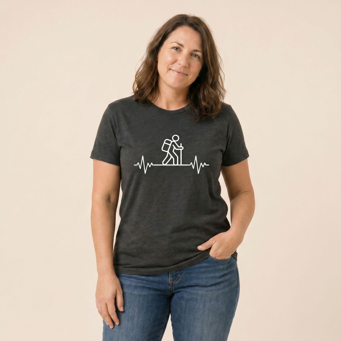 Hiking Heart Rate Shirt Hike Tee T-Shirt