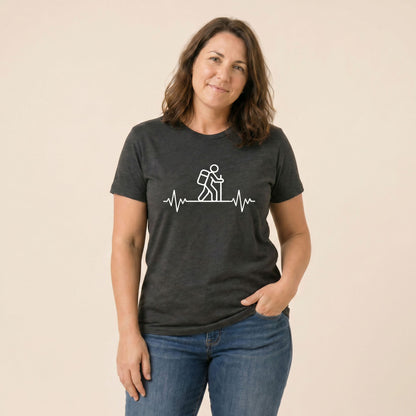 Hiking Heart Rate Shirt Hike Tee T-Shirt