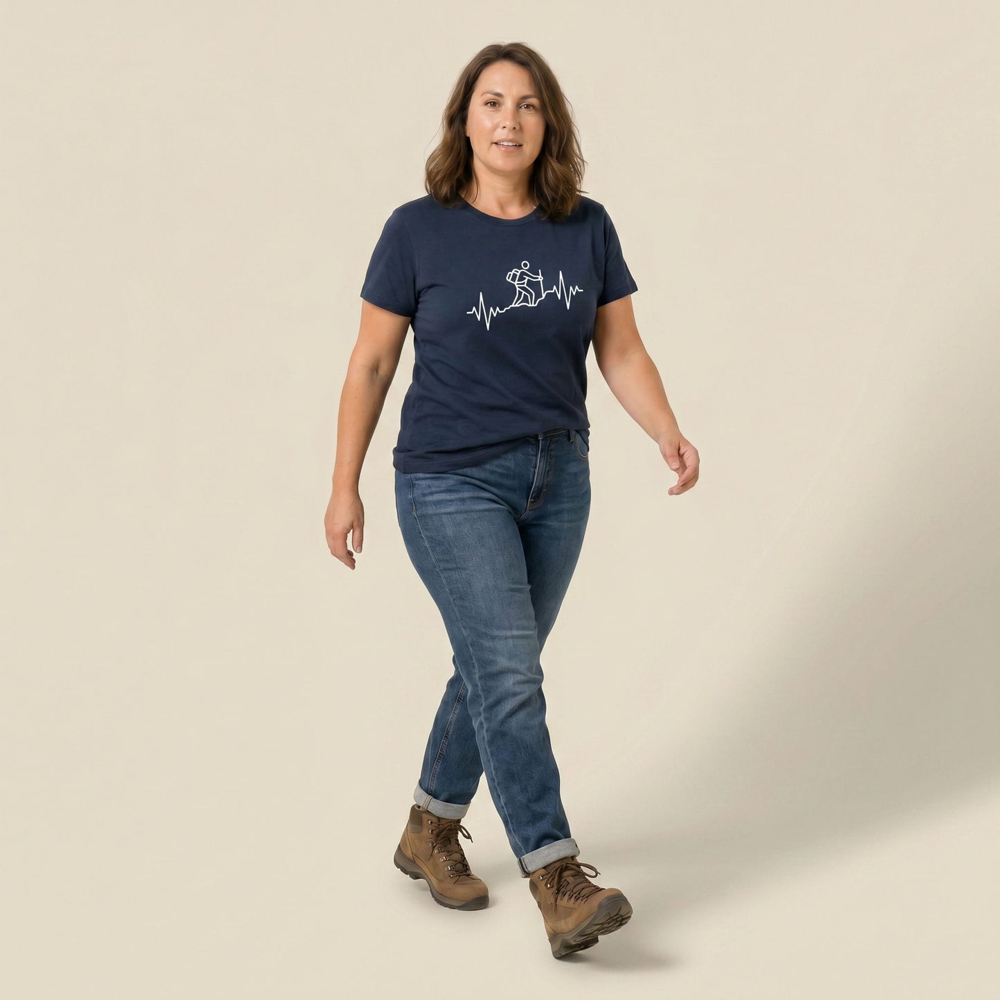 Hiking Heart Rate Shirt Hike Tee T-Shirt
