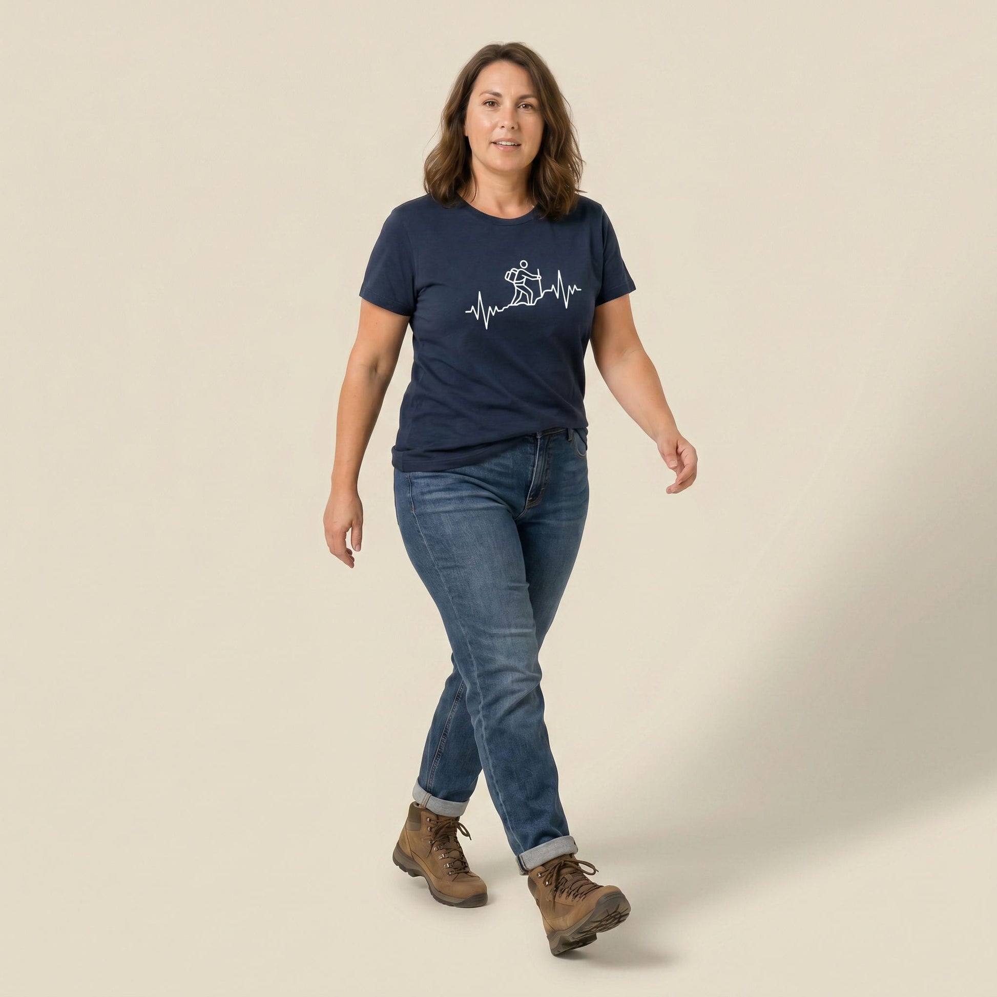 Hiking Heart Rate Shirt Hike Tee T-Shirt