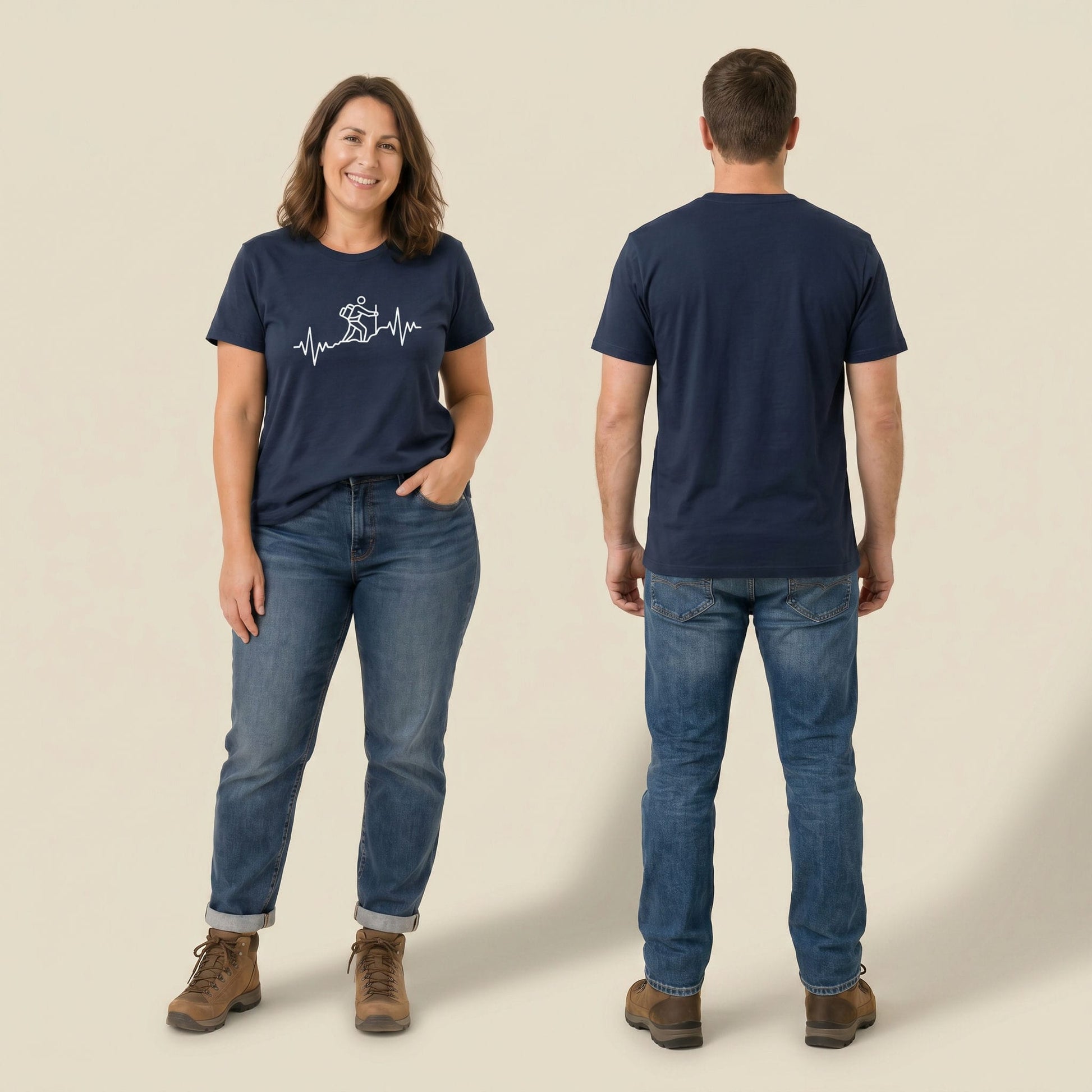 Hiking Heart Rate Shirt Hike Tee T-Shirt