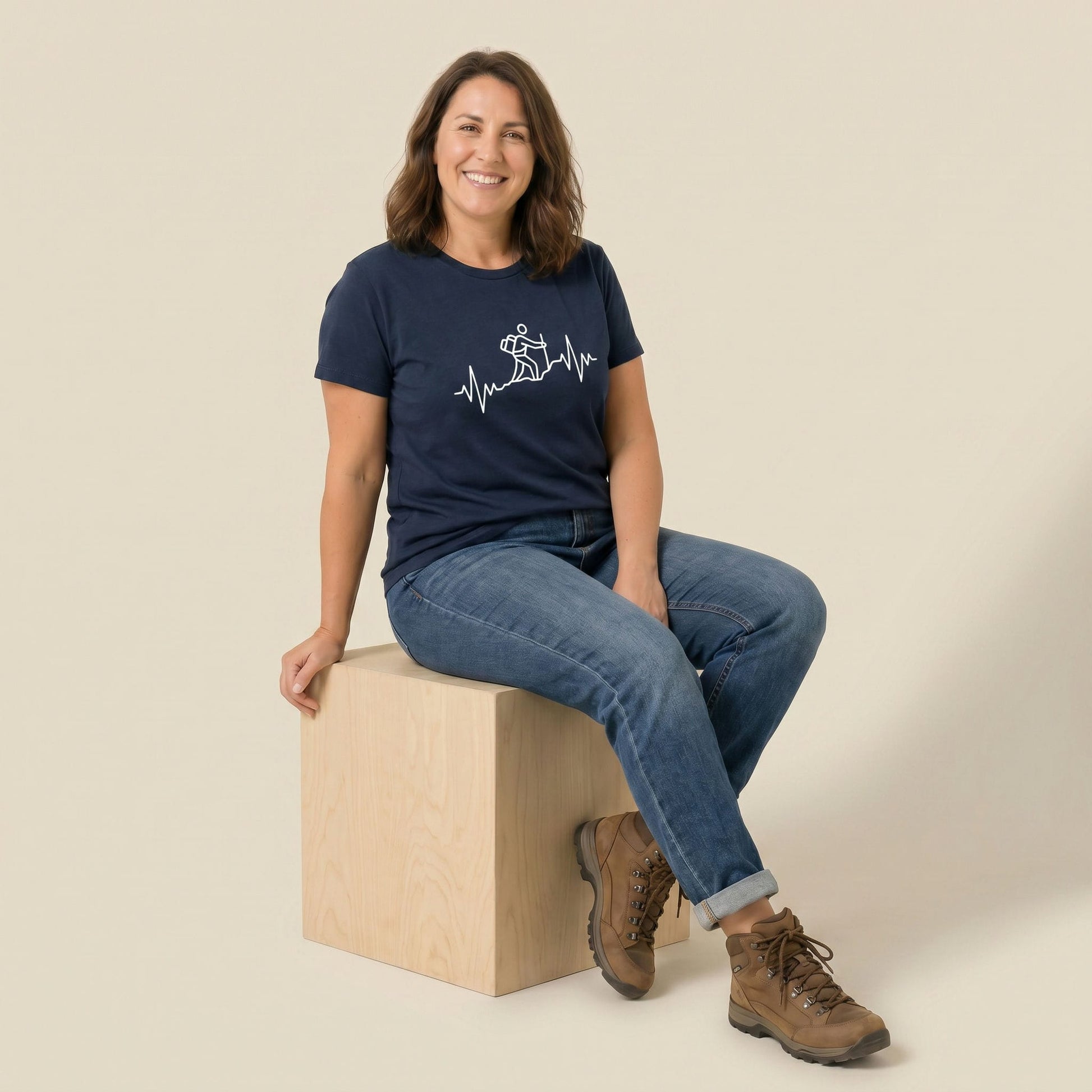 Hiking Heart Rate Shirt Hike Tee T-Shirt