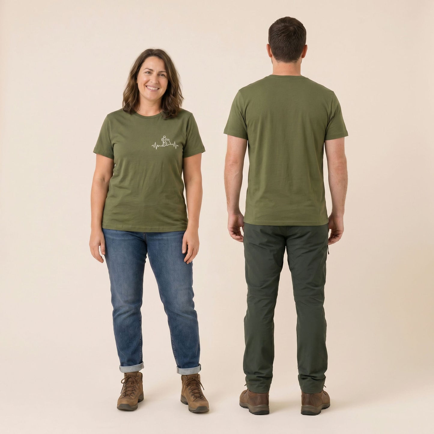 Hiking Heart Rate Shirt Hike Tee T-Shirt