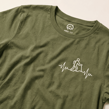 Hiking Heart Rate Shirt Hike Tee T-Shirt