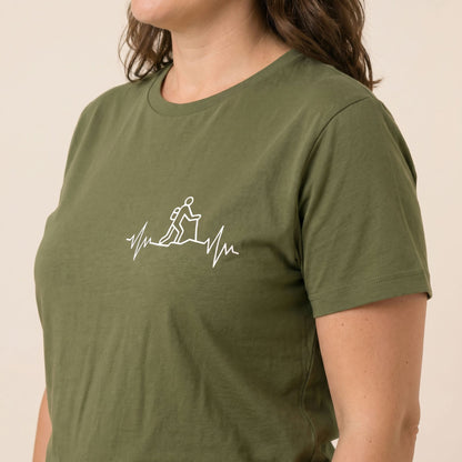 Hiking Heart Rate Shirt Hike Tee T-Shirt