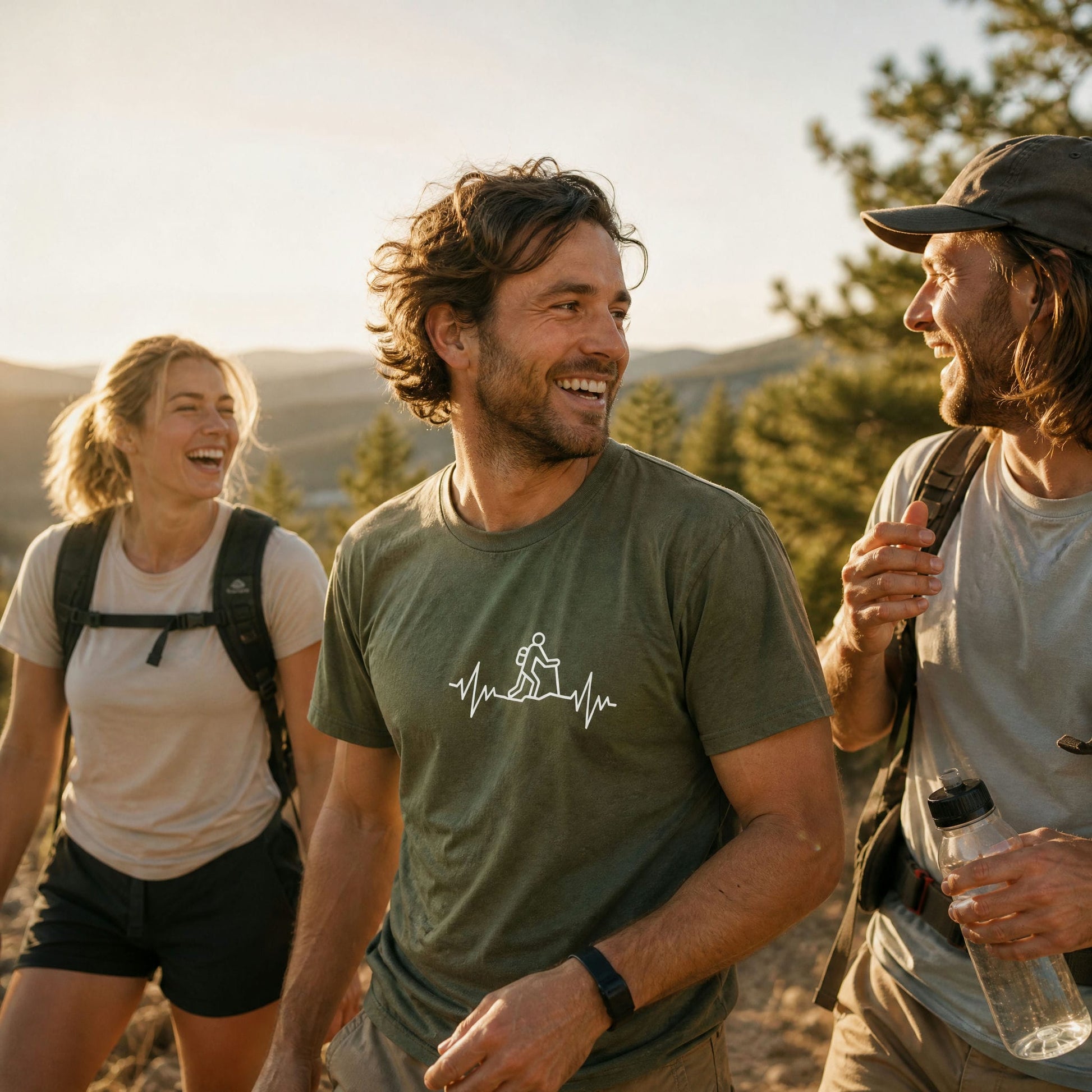 Hiking Heart Rate Shirt Hike Tee T-Shirt