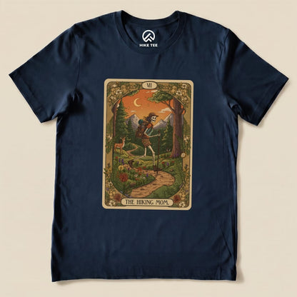 Hike Tee T-Shirt Navy / S Hiking Mom Card Shirt