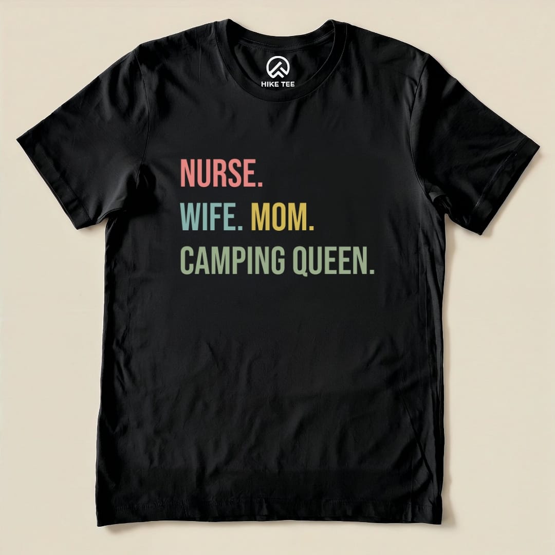 Hike Tee T-Shirt Black / S Hiking Nurse Shirt