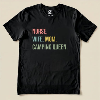 Hike Tee T-Shirt Black / S Hiking Nurse Shirt