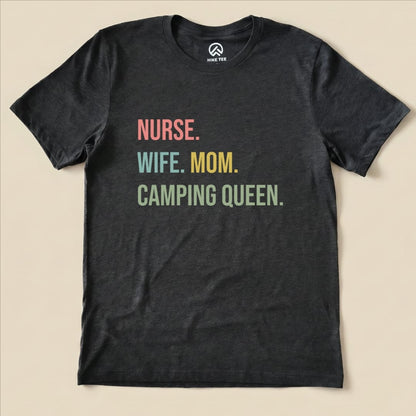 Hike Tee T-Shirt Dark Grey Heather / S Hiking Nurse Shirt