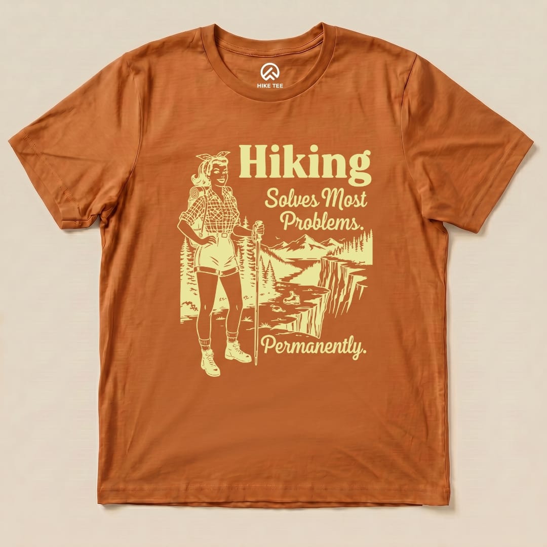 Hike Tee T-Shirt Hiking Retro Shirt