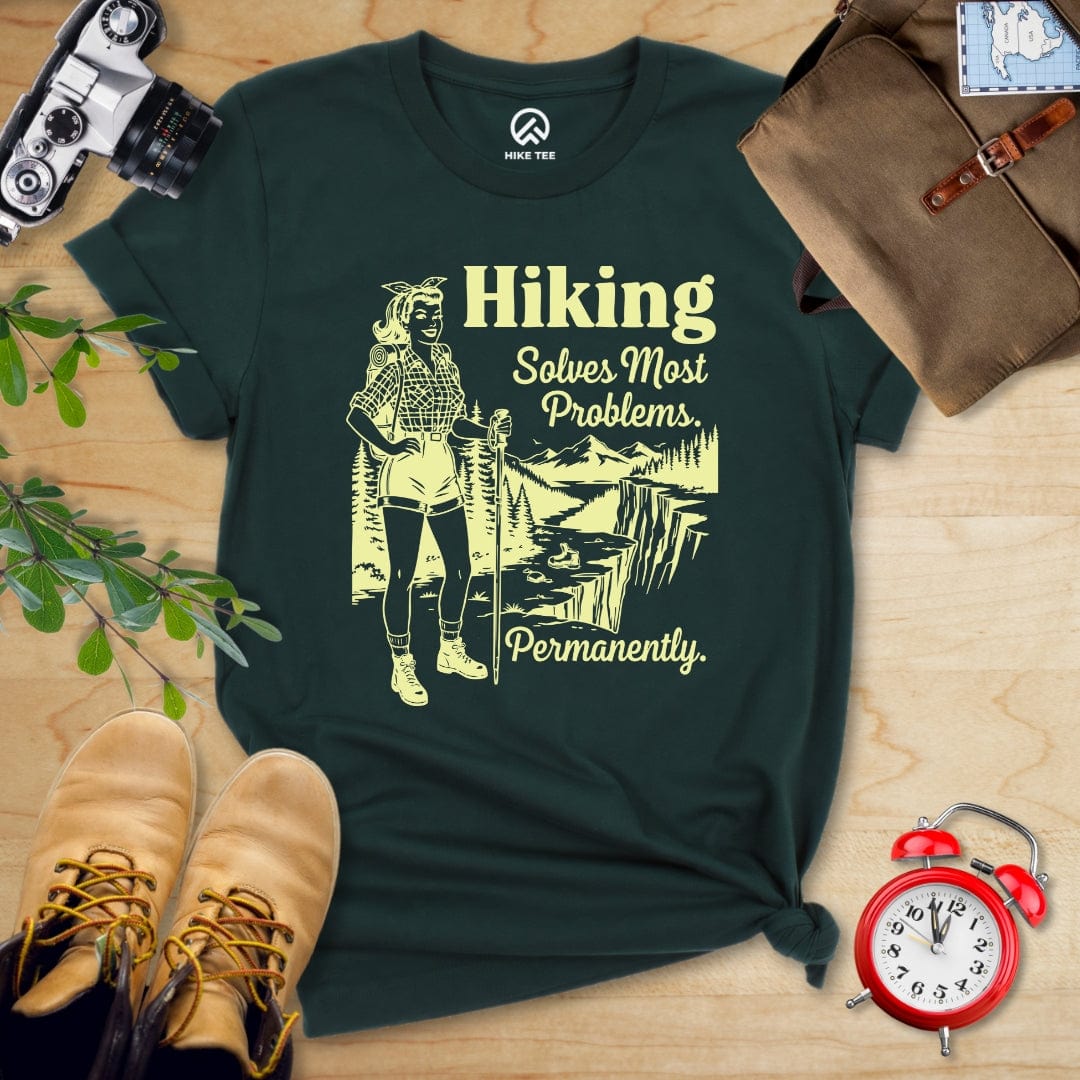 Hike Tee T-Shirt Forest / S Hiking Retro Shirt