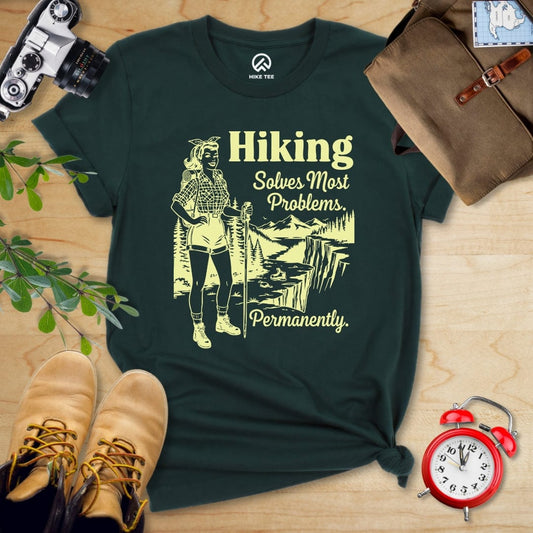 Hike Tee T-Shirt Forest / S Hiking Retro Shirt