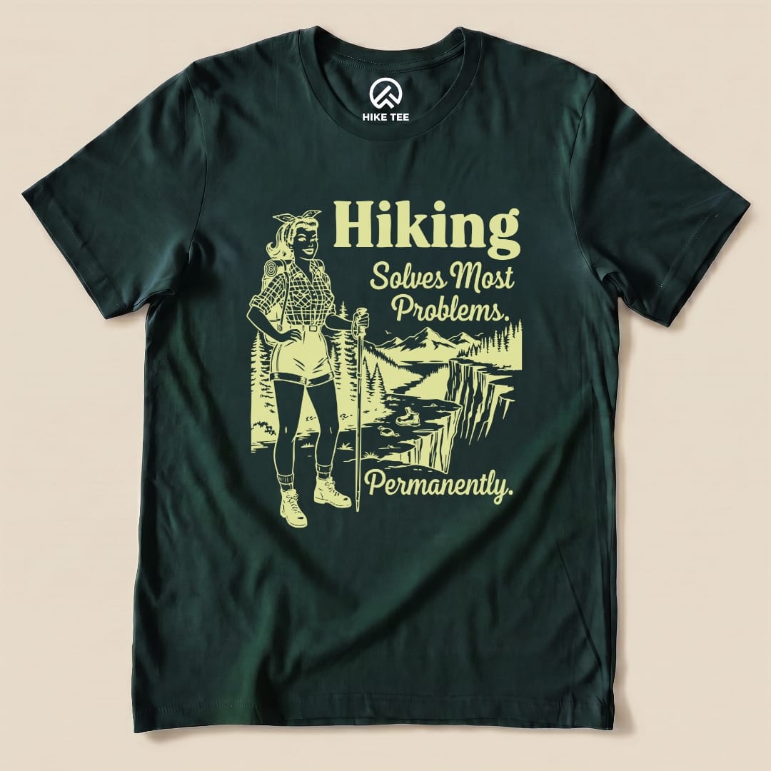 Hike Tee T-Shirt Forest / S Hiking Retro Shirt