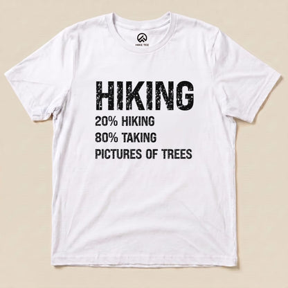 Hiking Taking Pictures Shirt Hike Tee T-Shirt White / S