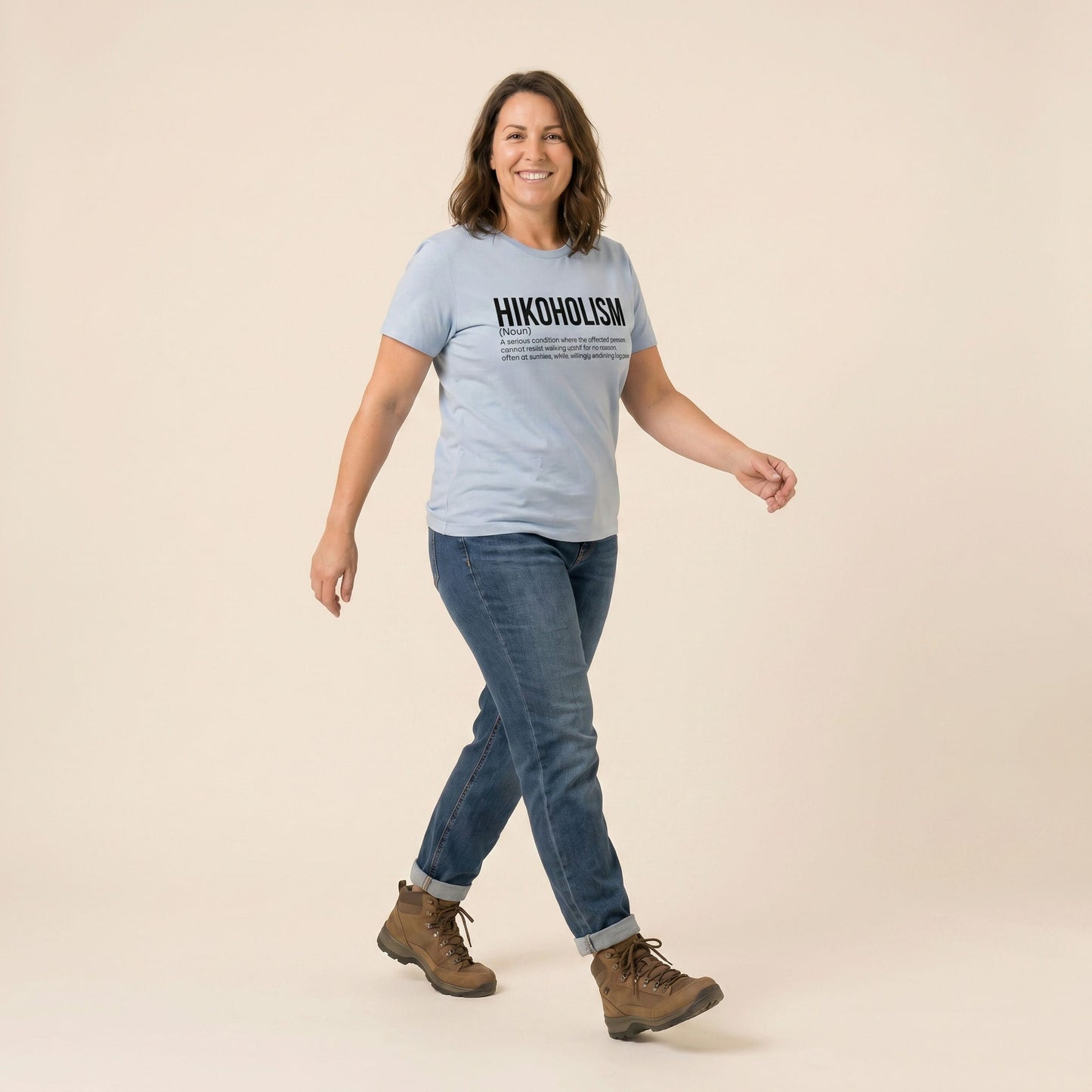 Hikoholism Definition Hike Tee T-Shirt