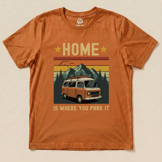Hike Tee T-Shirt Autumn / S Home Is Where You Park Is Shirt