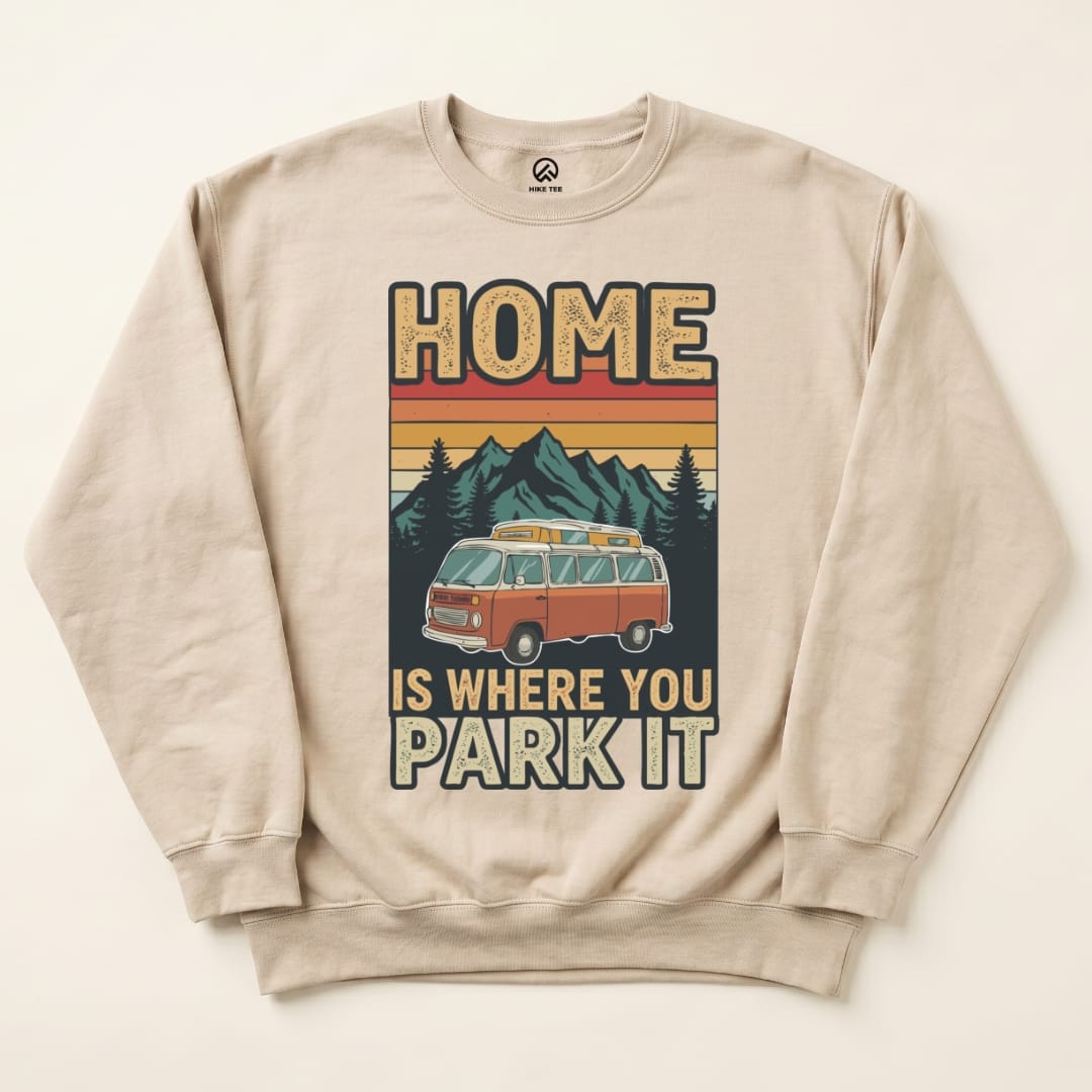 Home Park It Sweatshirt Hike Tee Sweatshirt Sand / S