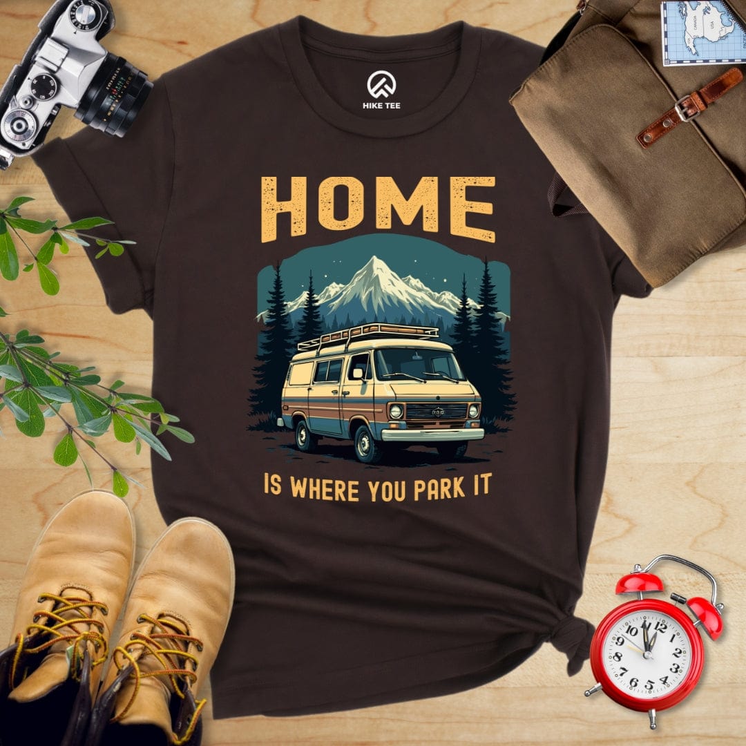 Hike Tee T-Shirt Brown / S Home You Park It Shirt